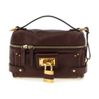Brown Buffalo Leather Shoulder Bag
