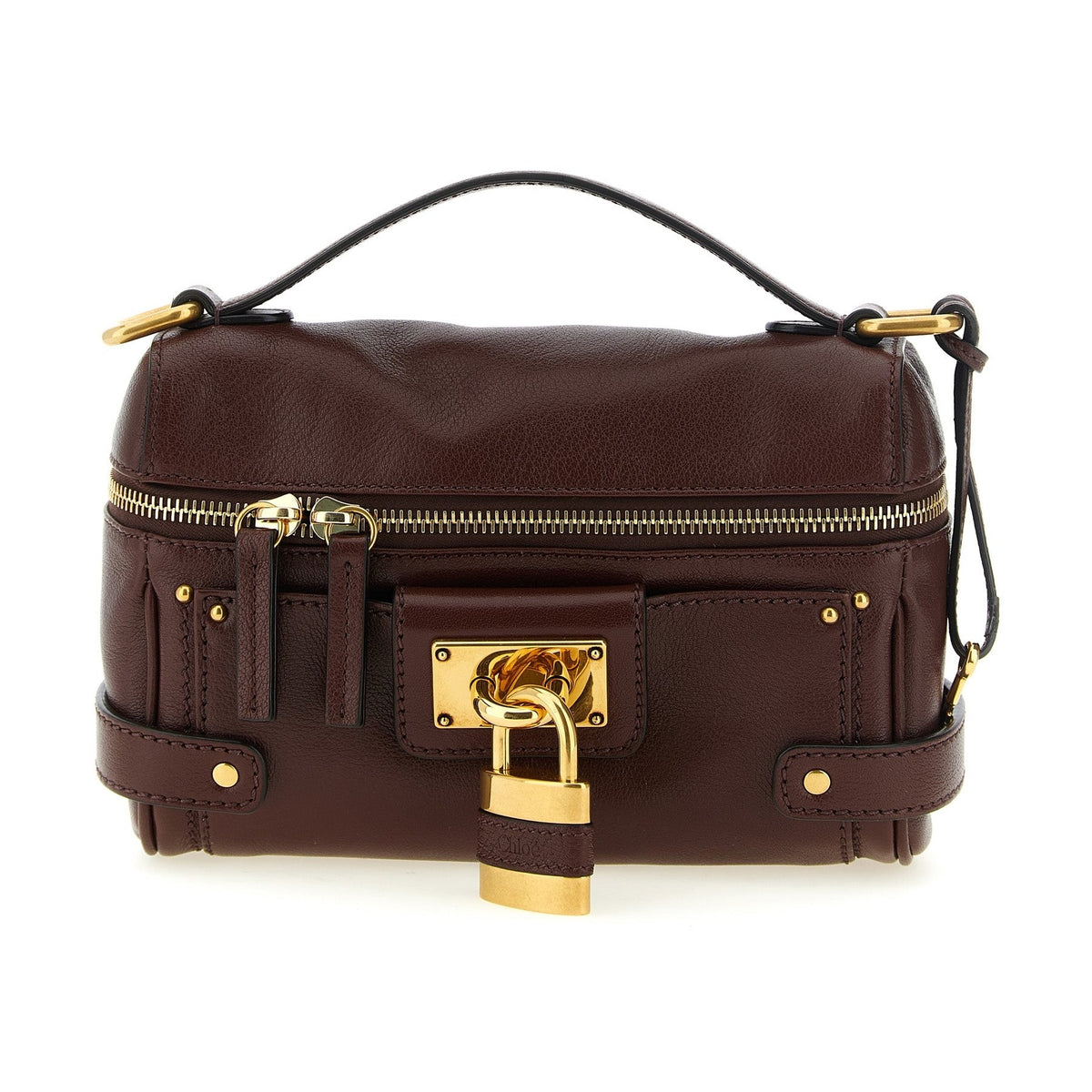 Brown Buffalo Leather Shoulder Bag