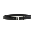 Black Calfskin Regular Belt