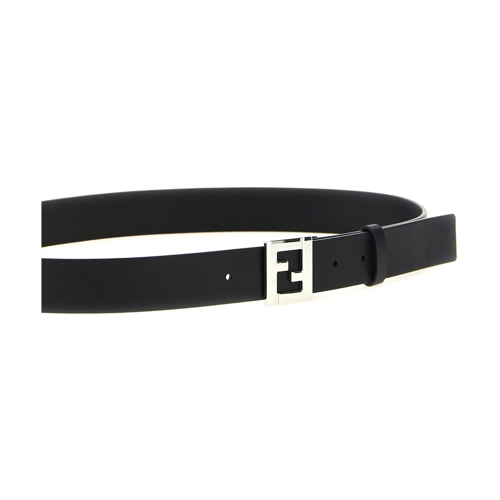 Black Calfskin Regular Belt
