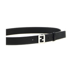 Black Calfskin Regular Belt