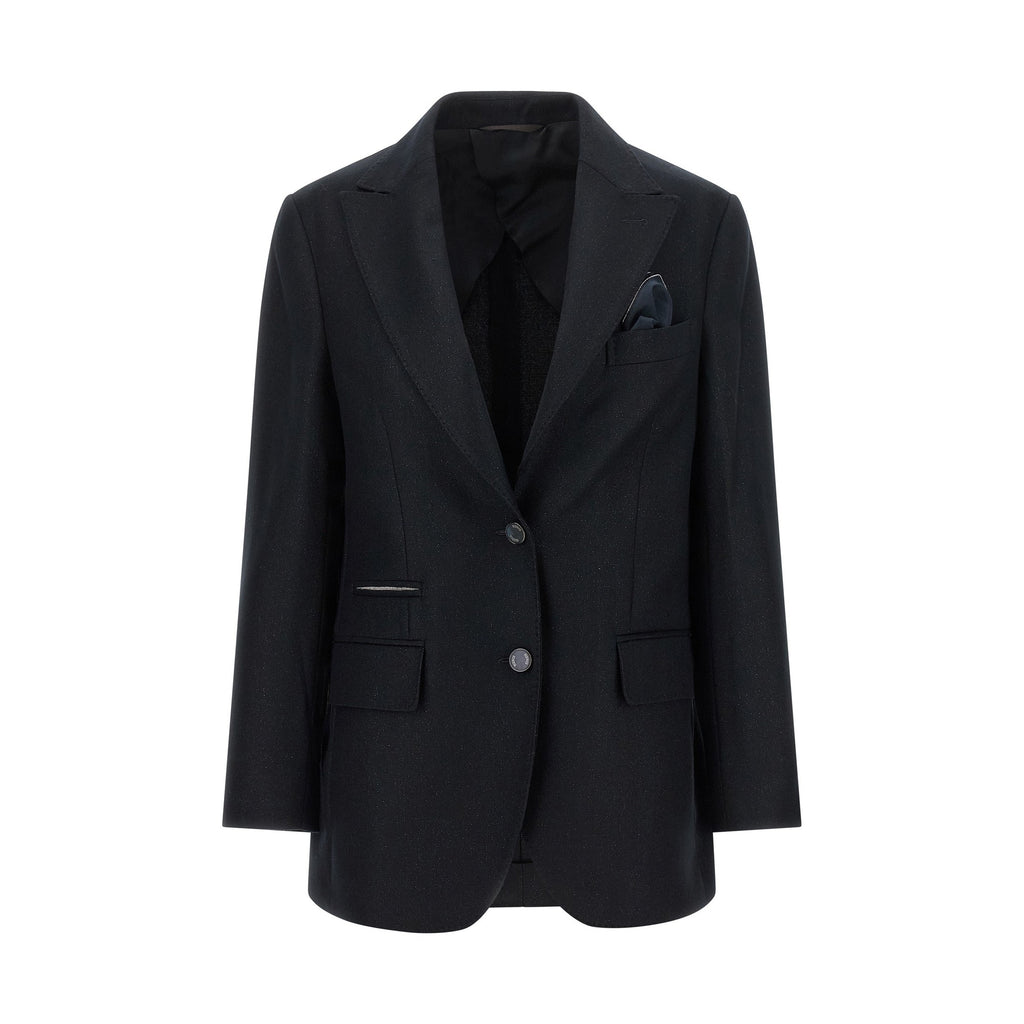 Black Virgin Wool Blazer