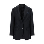 Black Virgin Wool Blazer