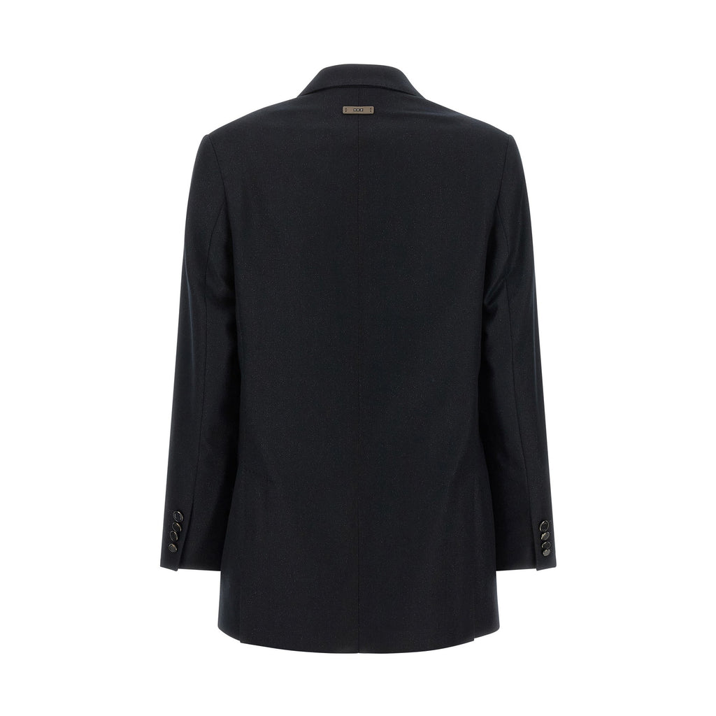 Black Virgin Wool Blazer