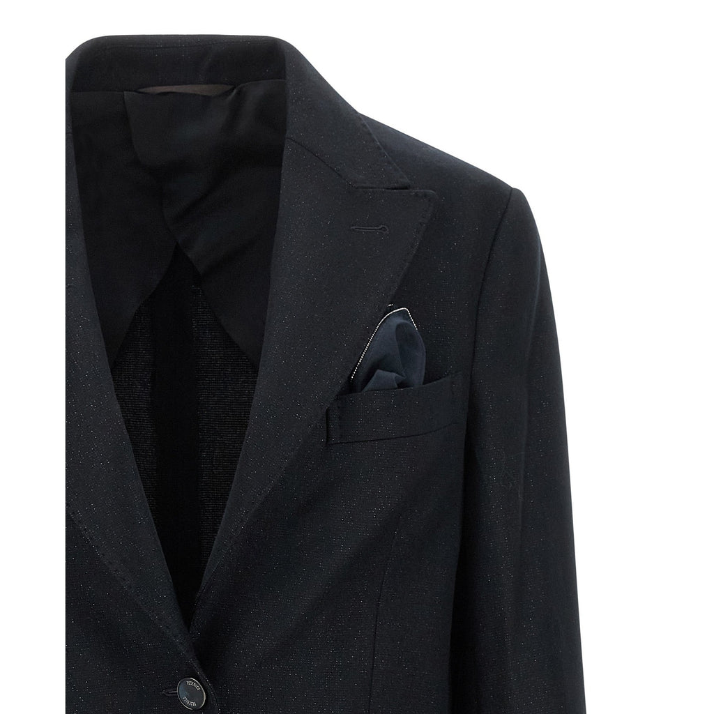 Black Virgin Wool Blazer