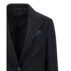 Black Virgin Wool Blazer