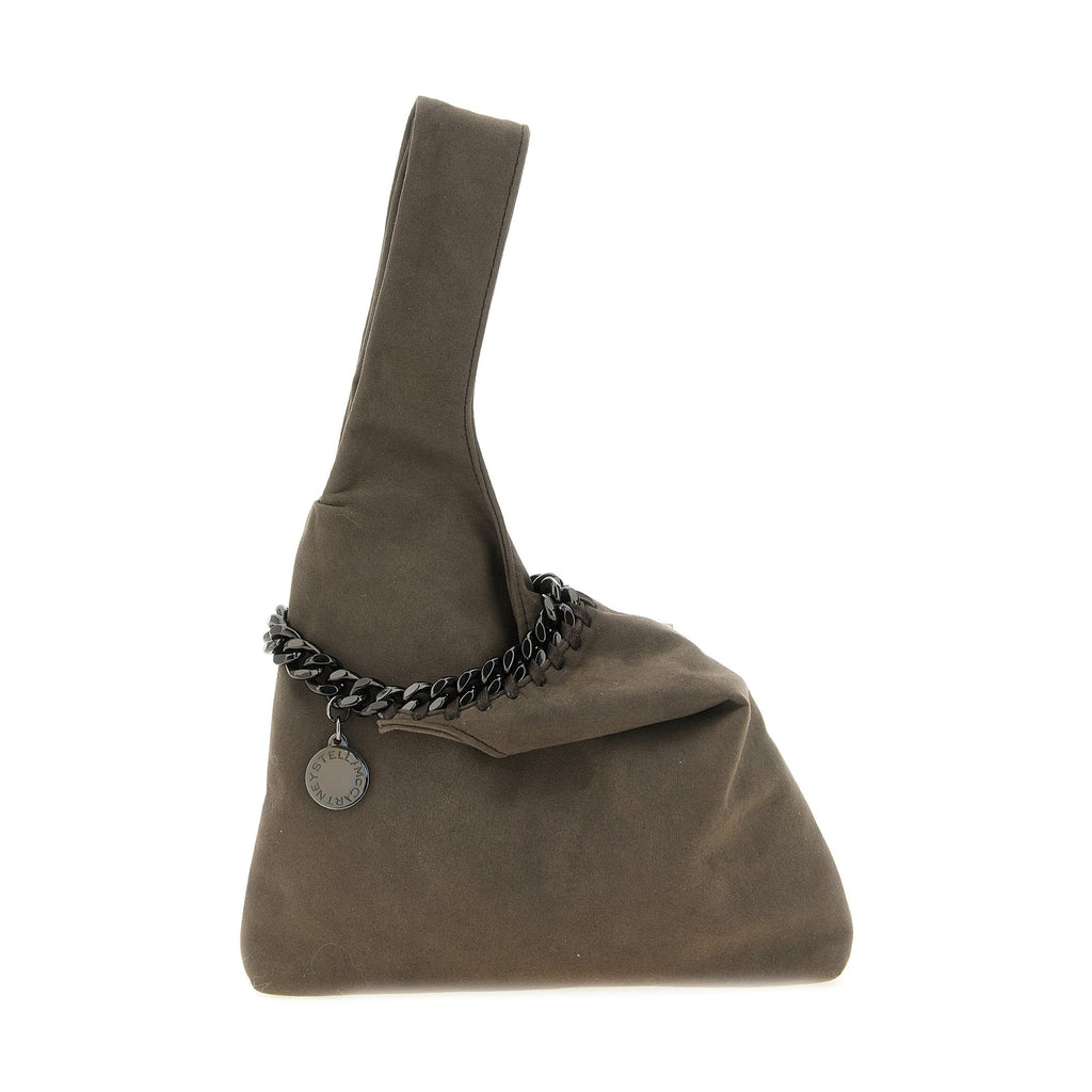 Gray Polyamide Handbag