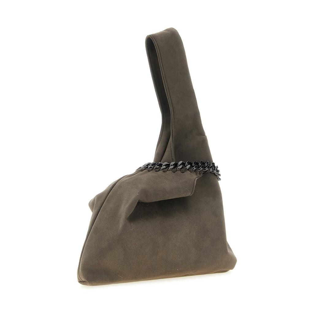 Gray Polyamide Handbag