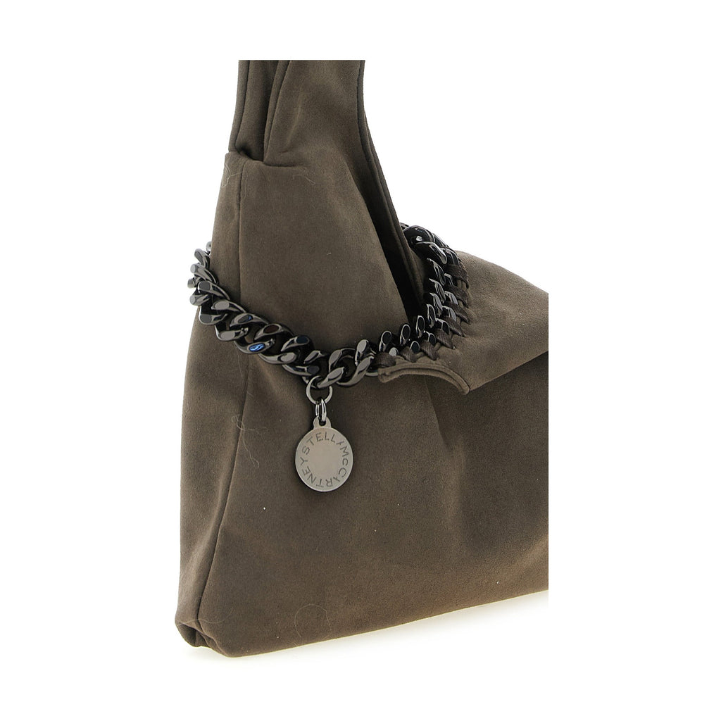 Gray Polyamide Handbag