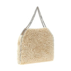 Beige Polyester Shoulder Bag