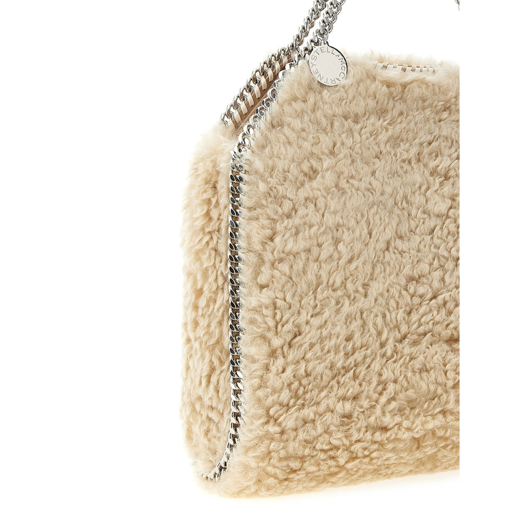 Beige Polyester Shoulder Bag