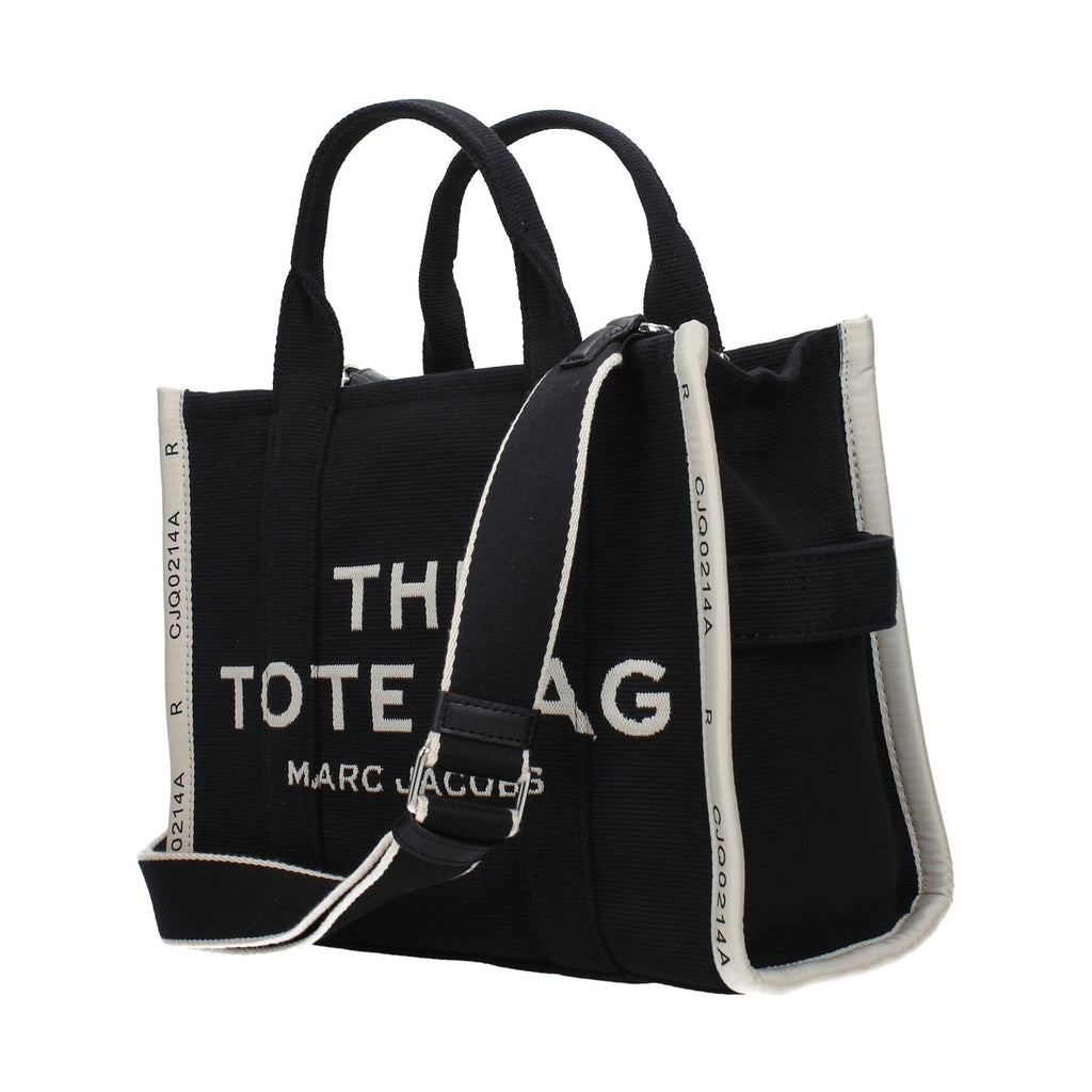 Black Fabric Handbag