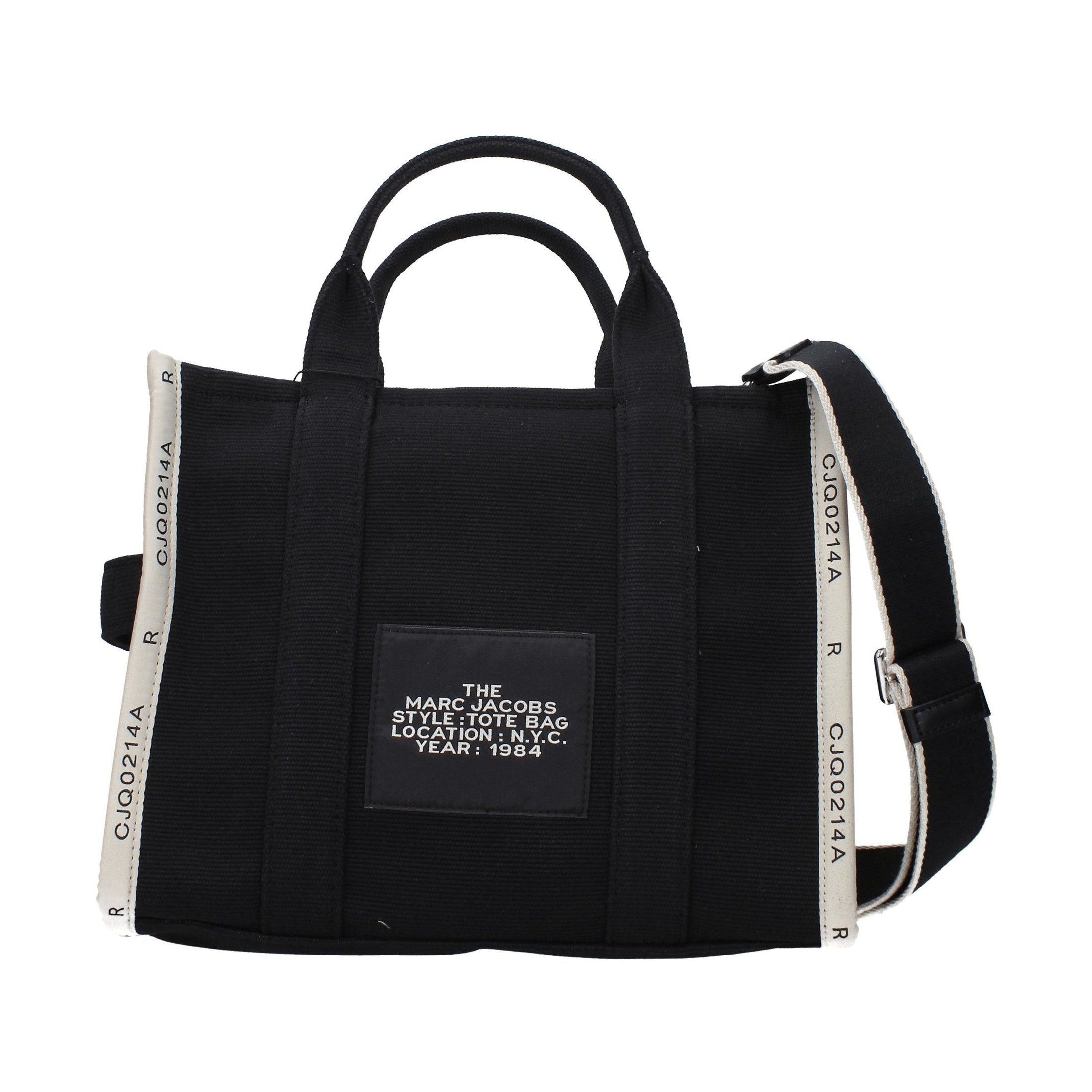Black Fabric Handbag
