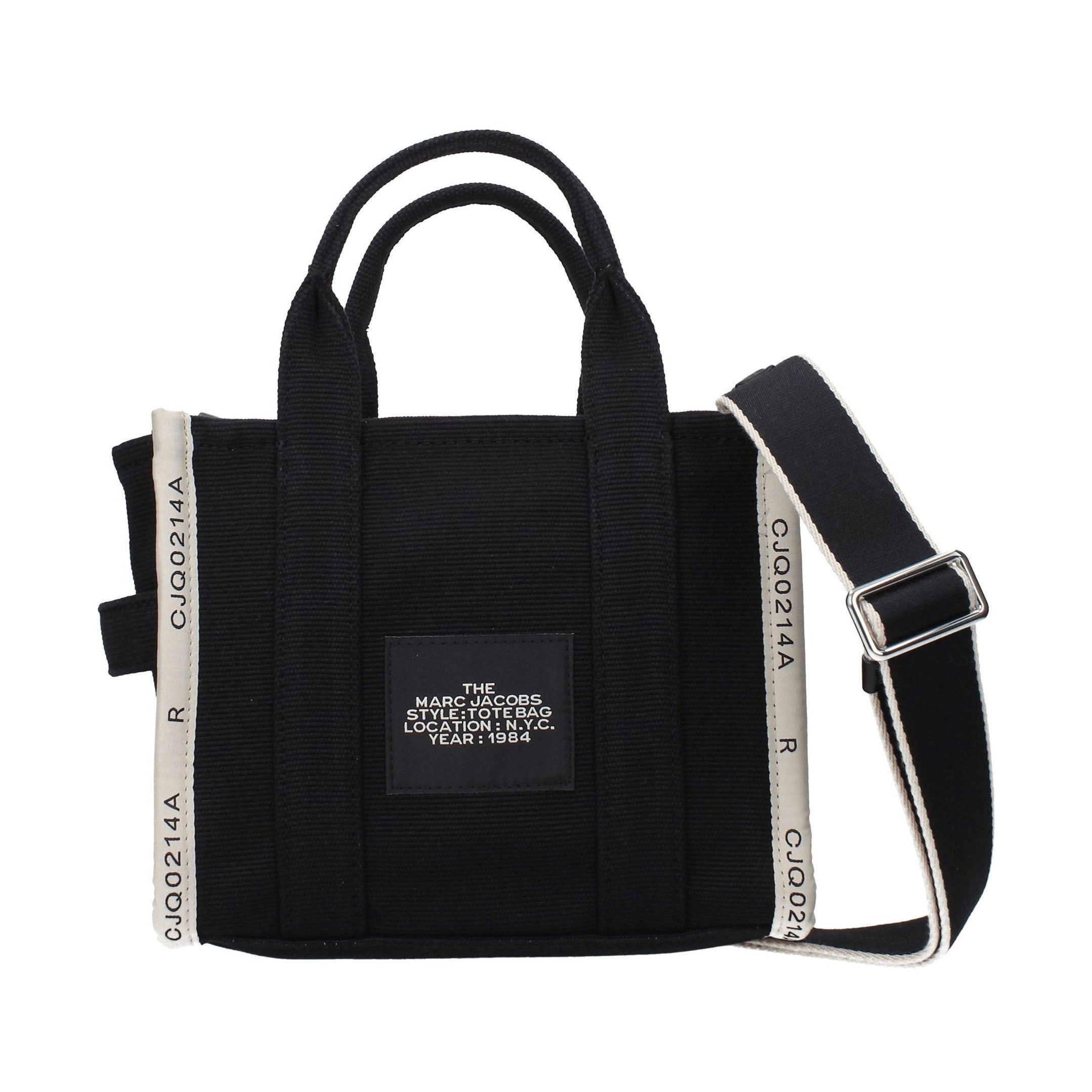 Black Fabric Handbag
