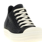 Bicolor Lamb Leather Low Top Sneakers