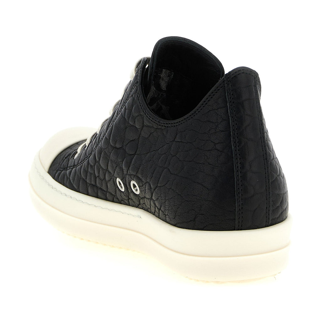 Bicolor Lamb Leather Low Top Sneakers
