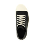 Bicolor Lamb Leather Low Top Sneakers