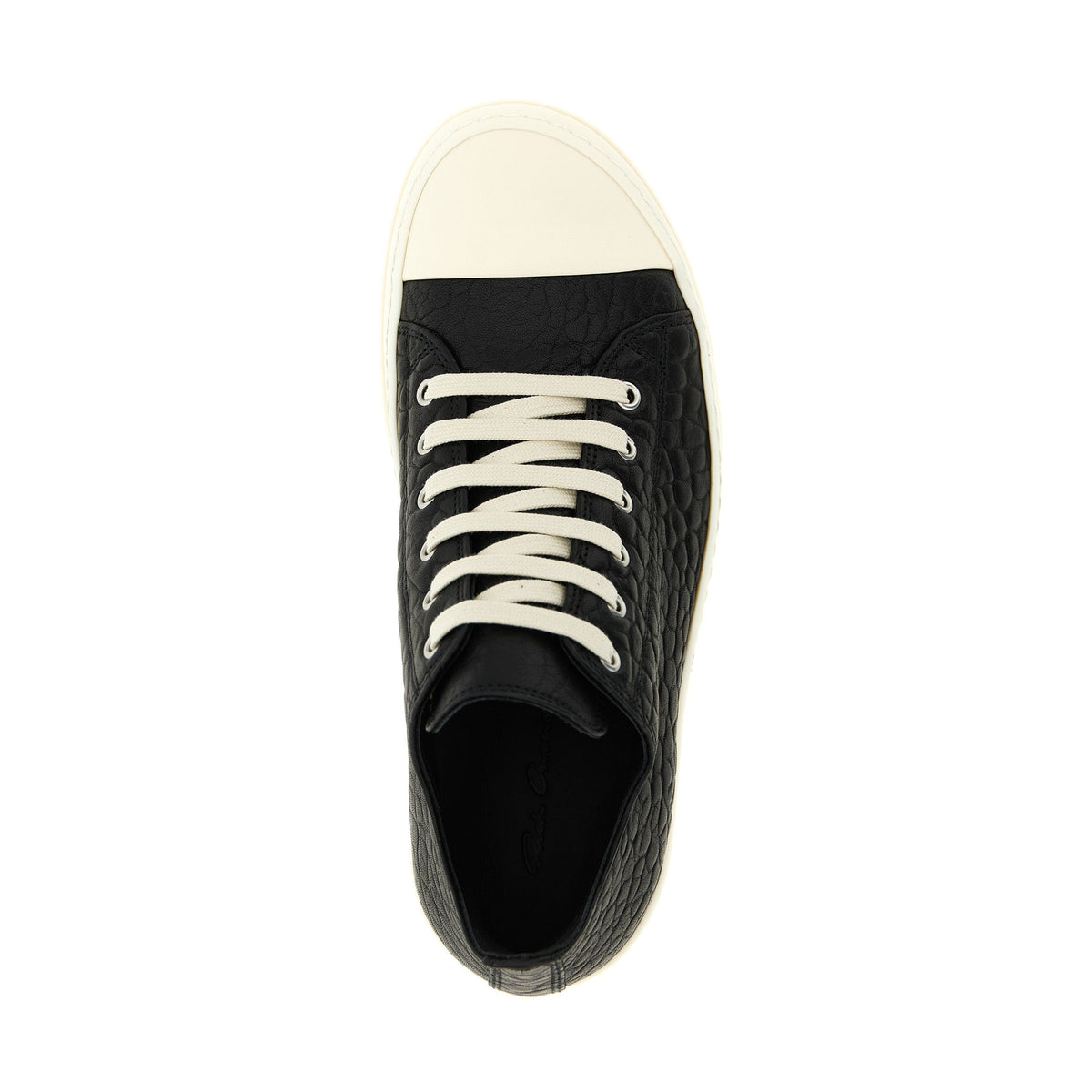 Bicolor Lamb Leather Low Top Sneakers