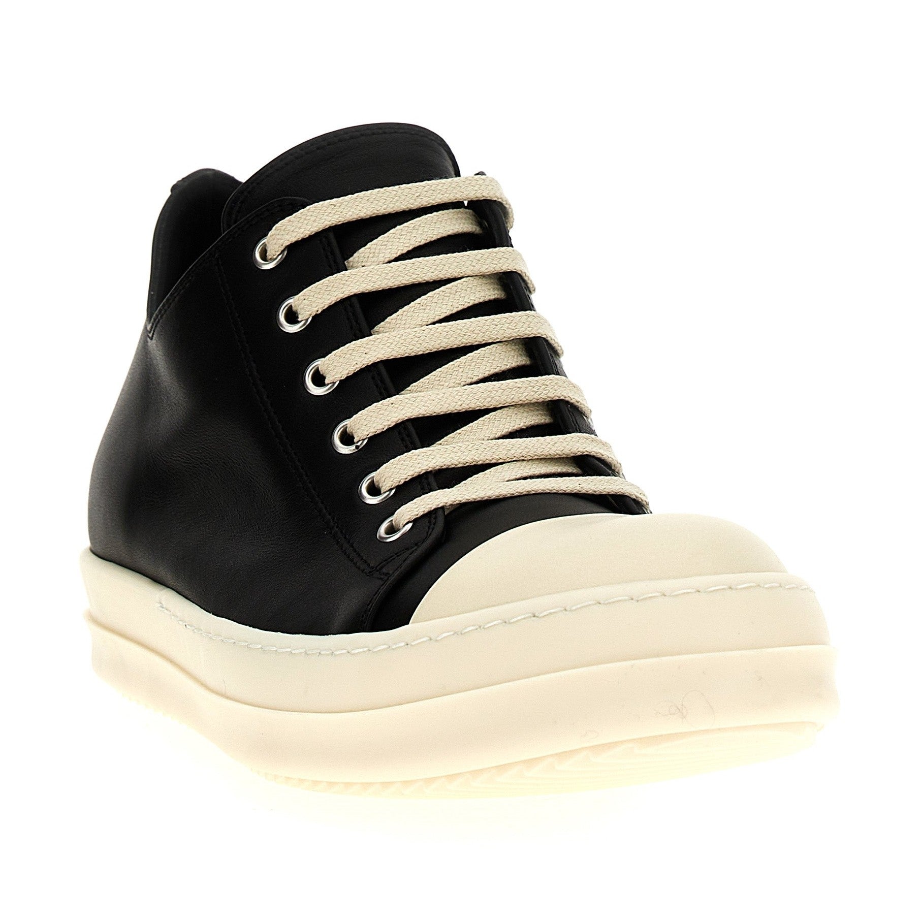 Bicolor Calfskin Low Top Sneakers