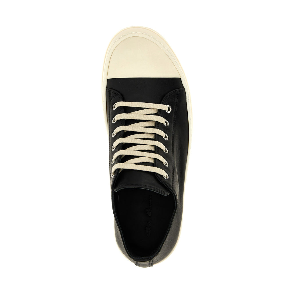 Bicolor Calfskin Low Top Sneakers