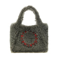 Gray Polyester Tote Bag