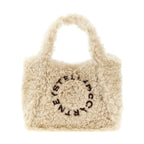 Beige Polyester Tote Bag