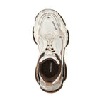 Brown Polyethylene Athletic Sneakers