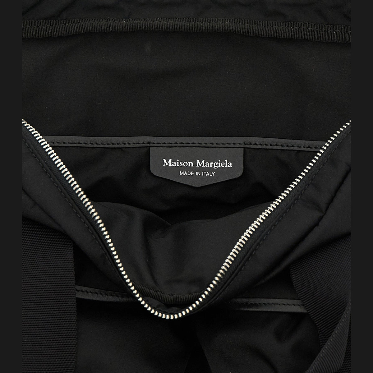 Black Polyamide Tote Bag