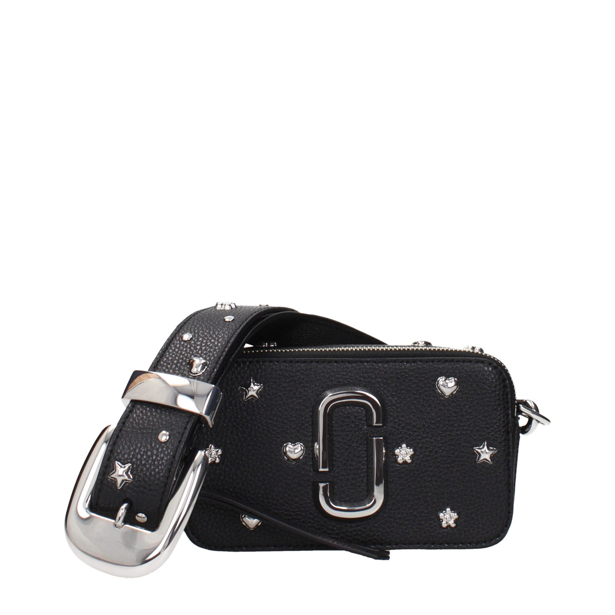 Black Leather Crossbody Bag