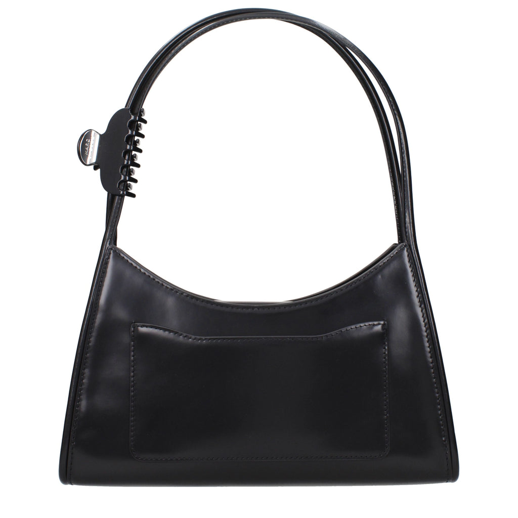 Black Leather Shoulder Bag