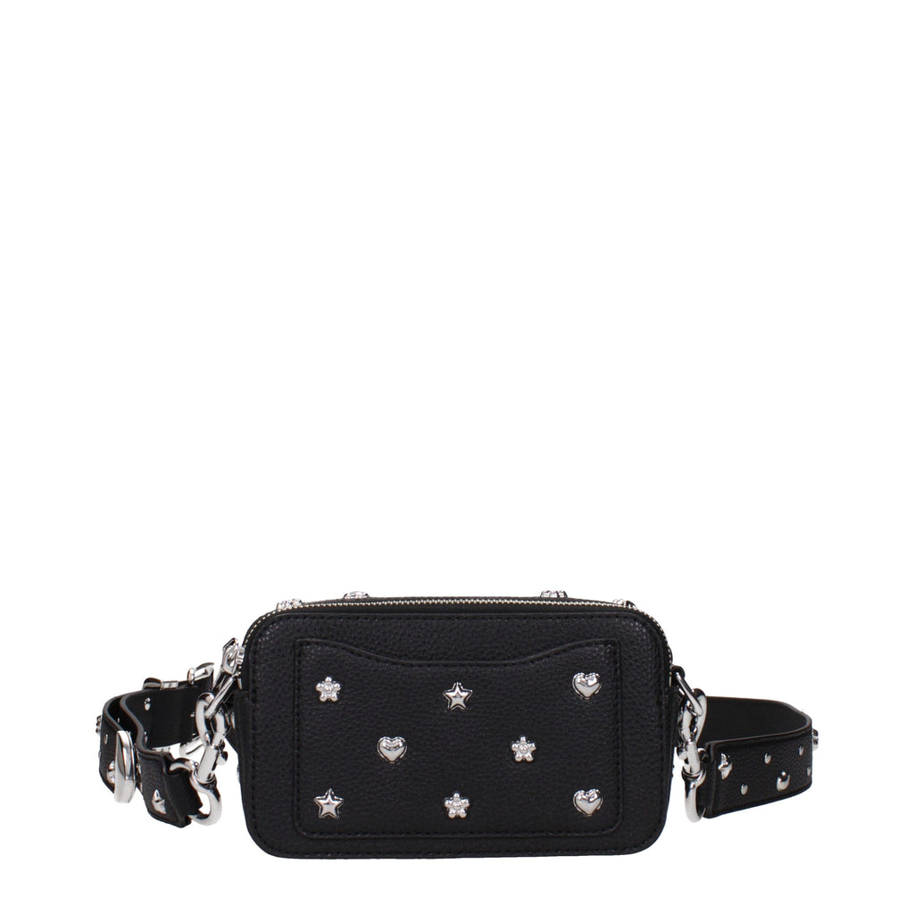 Black Leather Crossbody Bag