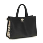 Black Cotton Handbag