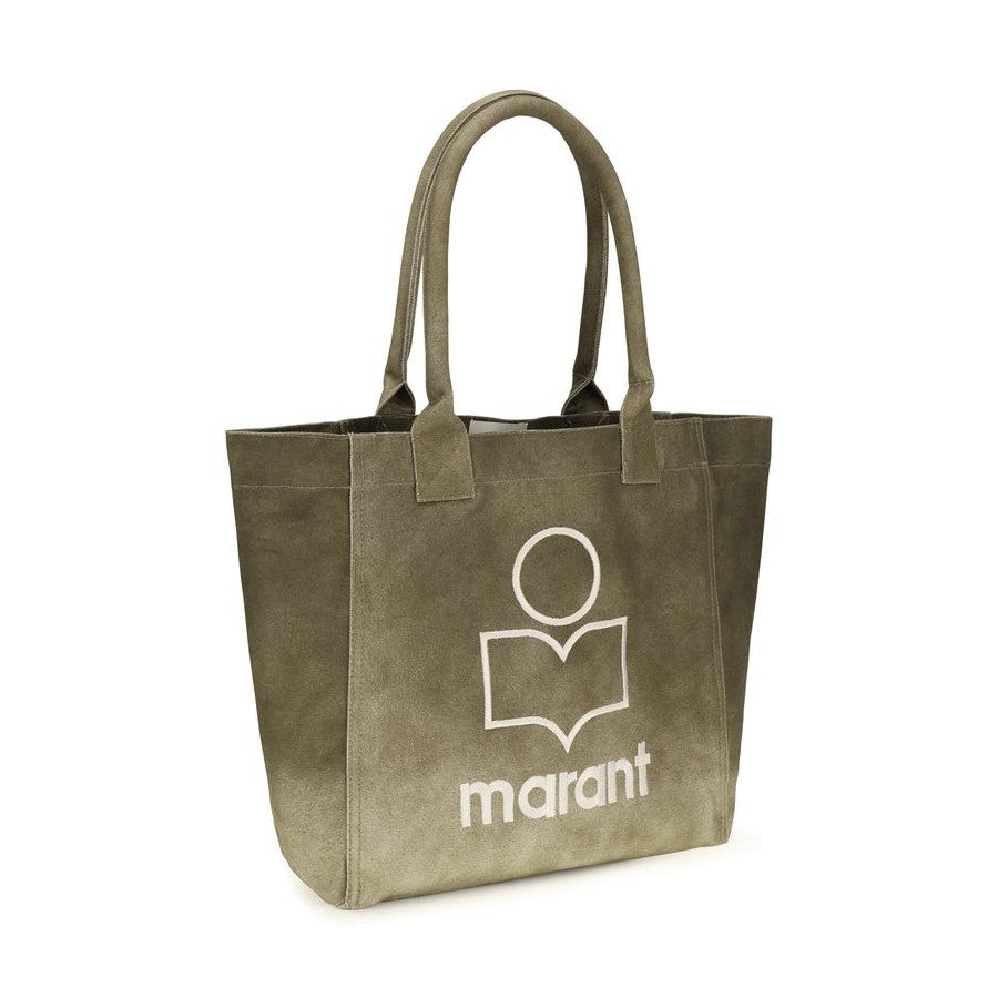 Bicolor Cotton Shoulder Bag