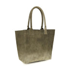 Bicolor Cotton Shoulder Bag