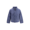Blue Recycled Polyester Full-Length Jacket