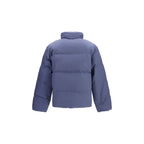 Blue Recycled Polyester Full-Length Jacket