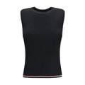 Black Wool Oves Aries Sleeveles T-Shirt