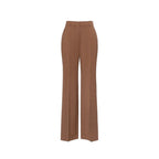 Brown Virgin Wool Dress Pants