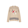 Beige Virgin Wool Sweatshirt