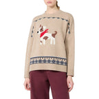 Beige Virgin Wool Sweatshirt