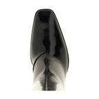 Black Calfskin Over The Knee