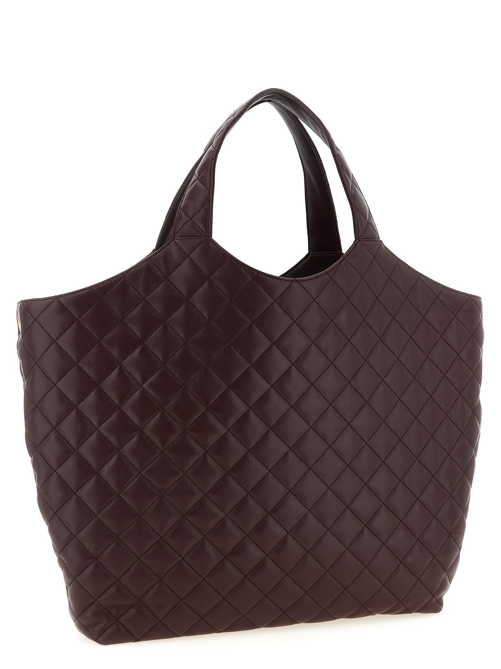 Bordeaux Lamb Leather Tote Bag