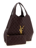 Bordeaux Lamb Leather Tote Bag