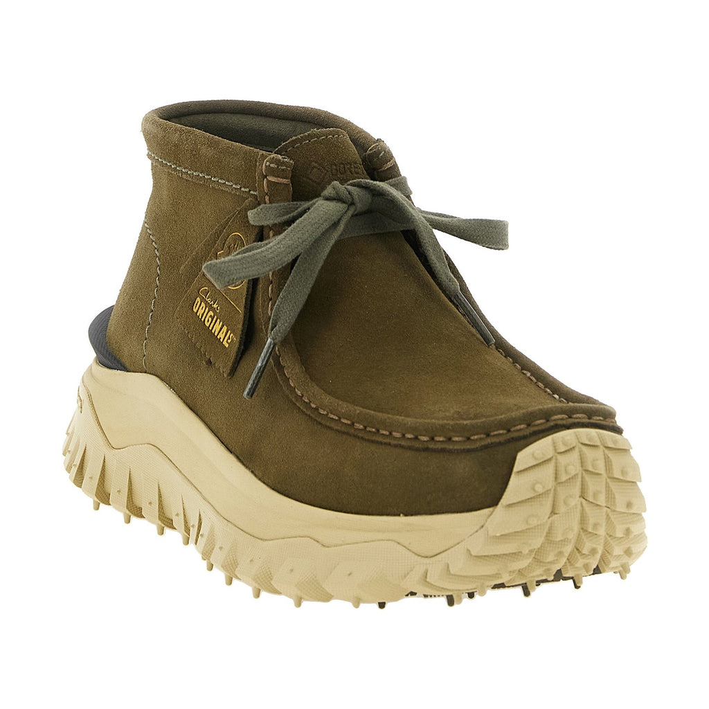 Bicolor Leather Ankle Boots