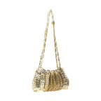 Gold Stainless Steel Shoulder Bag
