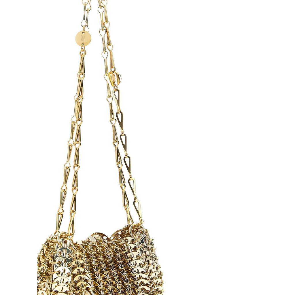 Gold Stainless Steel Shoulder Bag