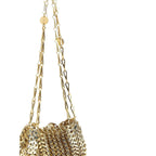 Gold Stainless Steel Shoulder Bag