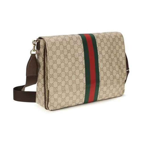 Beige Fabric Shoulder Bag