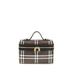 Brown Cotton Shoulder Bag
