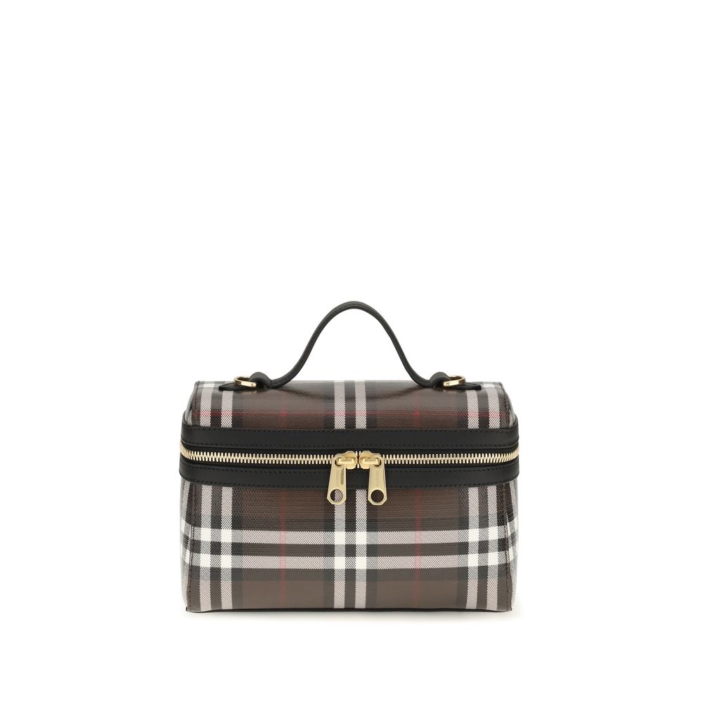 Brown Cotton Shoulder Bag